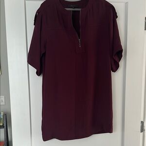 BCBG Maxazria Elegant Burgundy Women's Dresd